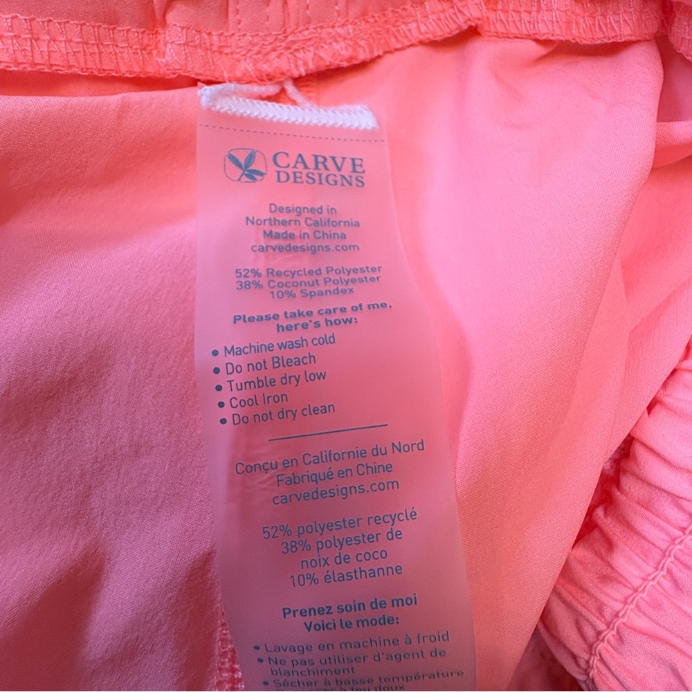 NWT Carve Designs hot pink Athletic Shorts - Picture 5 of 8